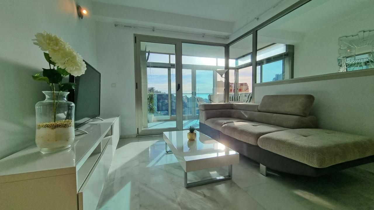 Skyline 14 Large And Sunny All-Day Balcony With Stunning Sea Views Benidorm Ngoại thất bức ảnh